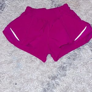 Size 0 ripened raspberry 2.5 hotty hots, low rise